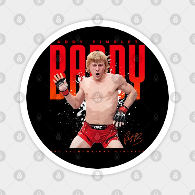 Paddy Pimblett Magnet by Juantamad